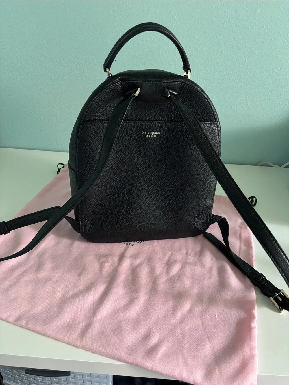 kate spade compact pebbled